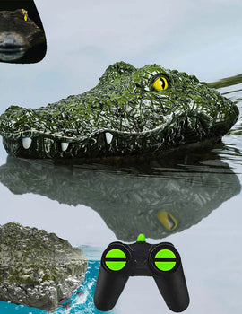 Crocodile Rc Boat Ship 2.4G Simulation Animal Waterproof Remote Control Alligator Electric Summer Water Pool Toys Gift for