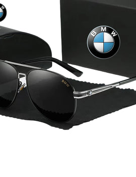 BWM Sunglasses Luxury Polarized Men UV400 Anti-Glare Retro Flight Sunglasses Driving Cycling Fishing Outdoor Hiking Sunglasses