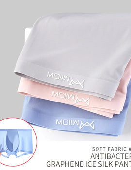 3-Pack Men’s Ice Silk Breathable Transparent Briefs – Thin & Lightweight