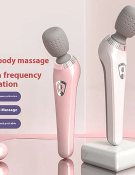Deep Tissue Massage USB Rechargeable Portable Full Body Muscle Massage 5-speed Adjustable Fascia Pink and Black