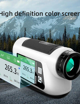 Golf Rangefinder with Slope and Pin Lock Vibration Distance Meter with Rechargeable Battery Laser Range Finder