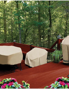 Outdoor Round Table Cover 420D Garden Furniture Chair Set Dust Covers Waterproof Oxford Wicker Sofa Protection Patio Rain Snow