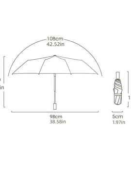 A wooden handle travel camping outdoor sunshade umbrella with high aesthetic value, French retro style umbrella