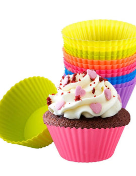 7cm Silicone Cake Mold Muffin Cup Cake Cups Bakeware Kitchen Gadgets Pudding Silicone Molds For Pastry DIY Tools Reusable