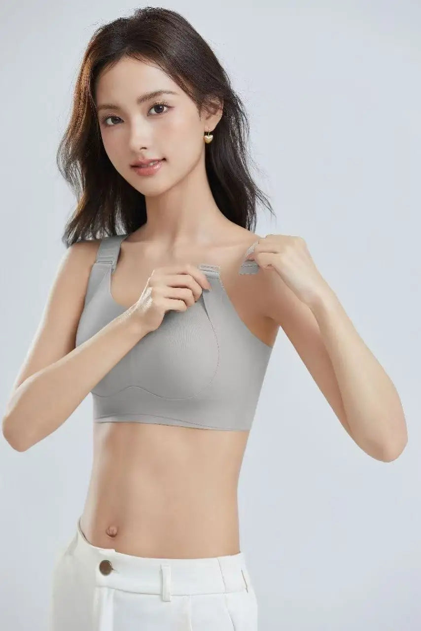 Womens Seamless Wireless Minimizer Support Bra