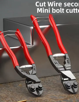 Mini Bolt Cutter Wire Breaker Scissors Plier Professional Diagonal Cutting Pliers Strong Cutting Hand Tools 8 Inch Compact