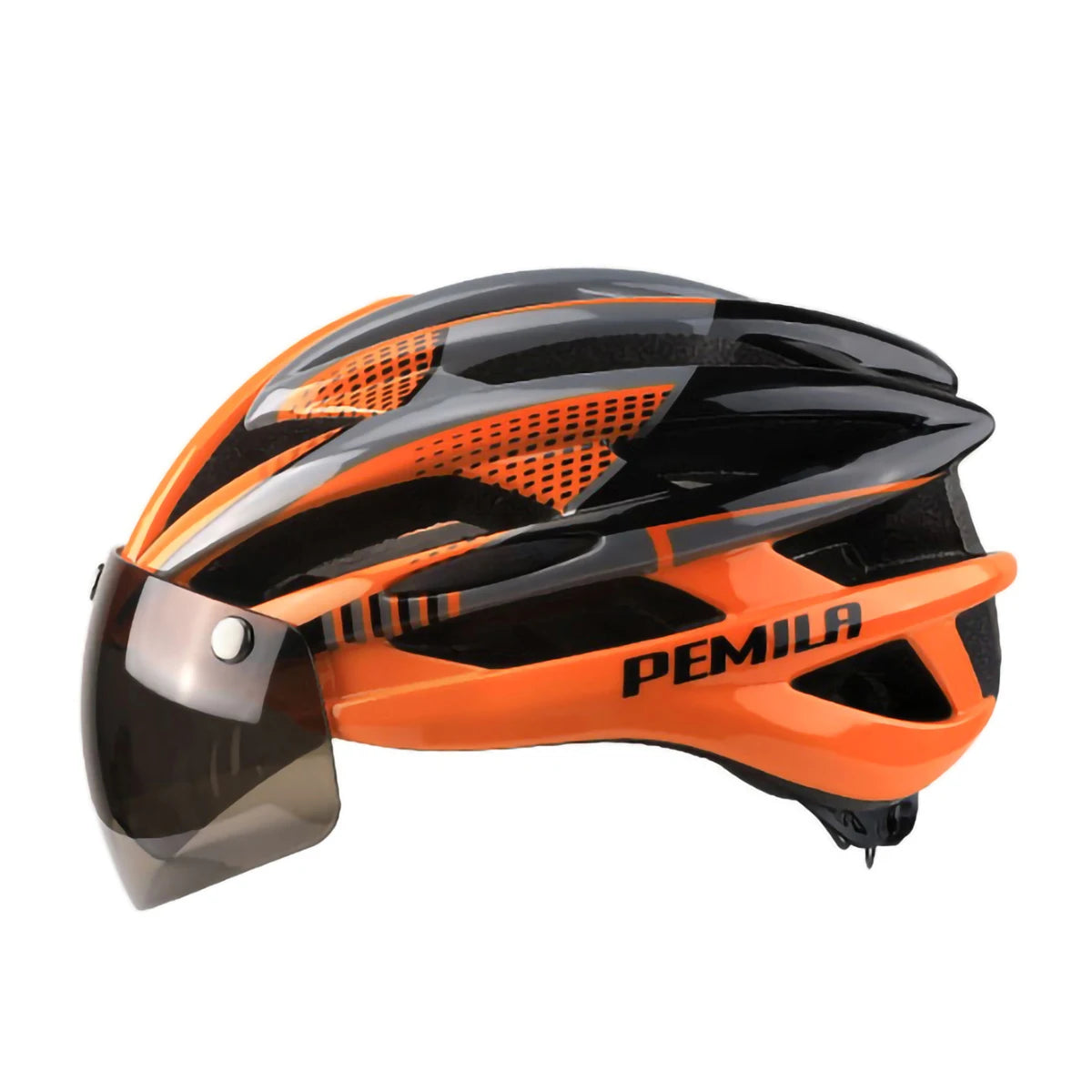 Cycling Helmet With Protective Goggles For Road And Mountain Bike