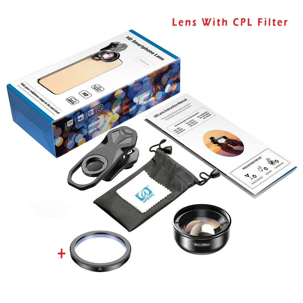 100mm Macro Smartphone Camera Lens with Universal Clip
