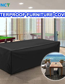 Large Size Oxford Cloth Furniture Cover, Rattan Table, Cube Chair, Sofa, Waterproof, Rain, Garden, Patio, Protective, Dustproof