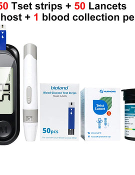 Blood Glucose Meter with Test Strips Diabetes Glucometer kit Blood Sugar Monitor for Diabetic Medical DiabetesTester