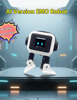 AI Robot ESP32-S3 Main Control 1.54inches Screen Intelligent Interactive Robot Voiceprint Recognition Companion for