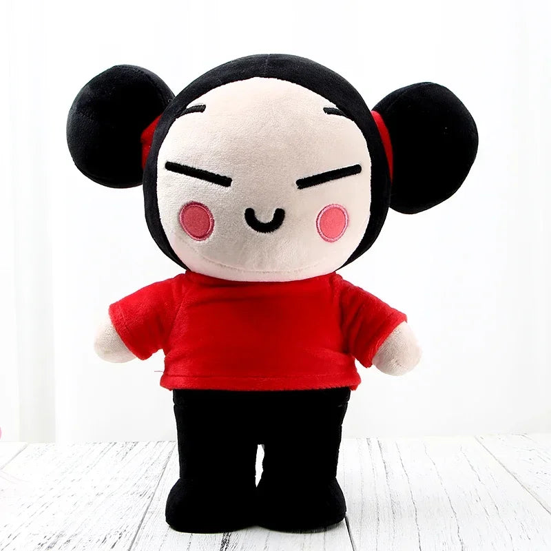 30cm Kawaii Pucca and Garu Plush Toys China Doll Cartoon Cute Soft Stuffed Dolls Figure Sleeping Pillow Children's Birthday Gift