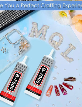 Glue, mobile phone screen glue, suitable for jewellery, house building models, dried flowers, wooden frames, fabrics, cardboard, woolen materials, universal crafts creative soft glue, anti-clogging design , 110ml