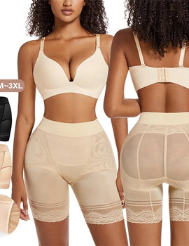 Women's Tummy Control Shapewear Panties – Lace Waist Trainer & Slimming Body Shaper