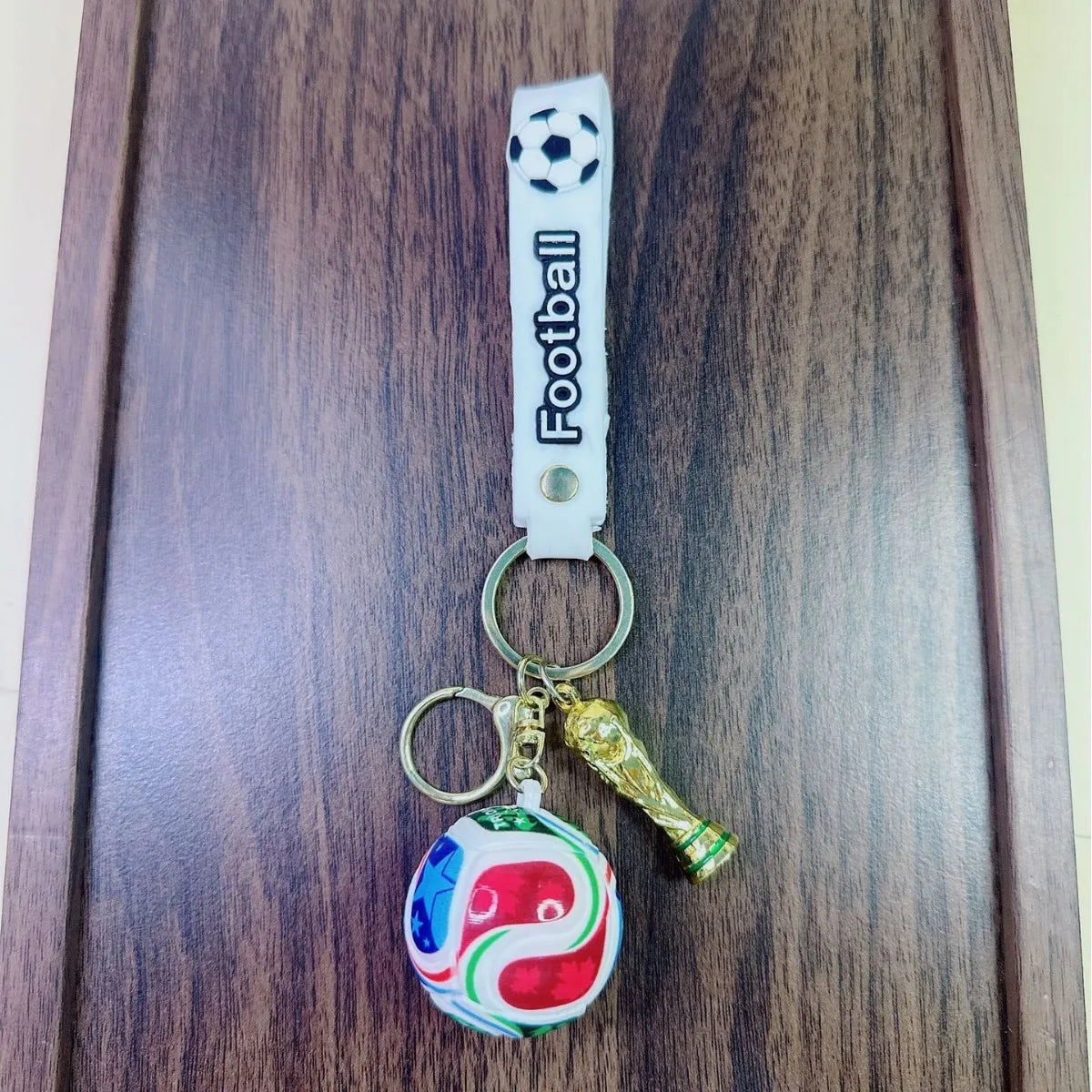 2026 Football Trophy Keychain Soccer Fan Collectible Bag Charm