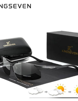 Genuine Polarized Men Aluminum Sunglasses Driving Mirror Lens Male Sun Glasses Aviation Women For Men Eyewear