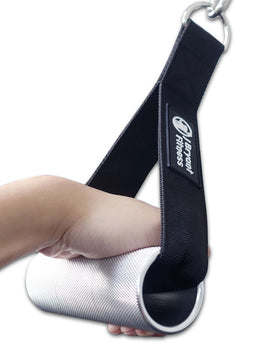 Fat Heavy Duty Grip Gym Exercise Metal Handles D-ring Arm Wrestling Training for Cable Machine Attachment Fitness Equipment