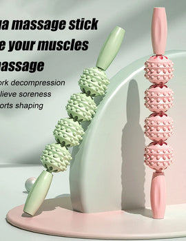 Massage Stick Roller for Muscle,Back,Legs,Deep Tissue Body Fascia Massager for Hamstring,Calf,Neck Pain,Trigger Point