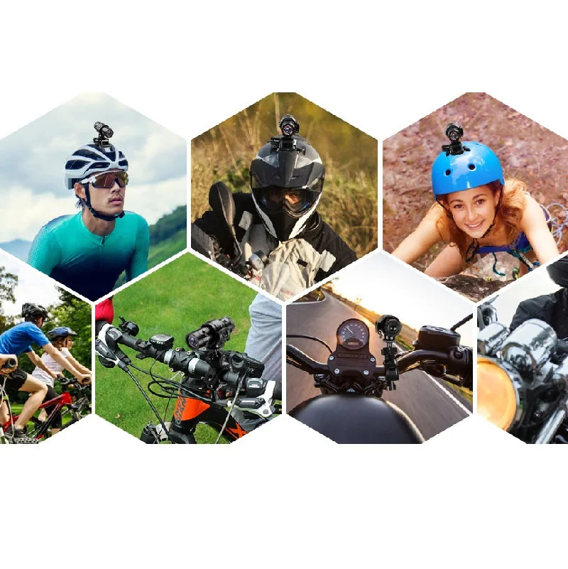 Mini 1080P Helmet Action Camera Waterproof Bike Motorcycle Sports Video Recorder