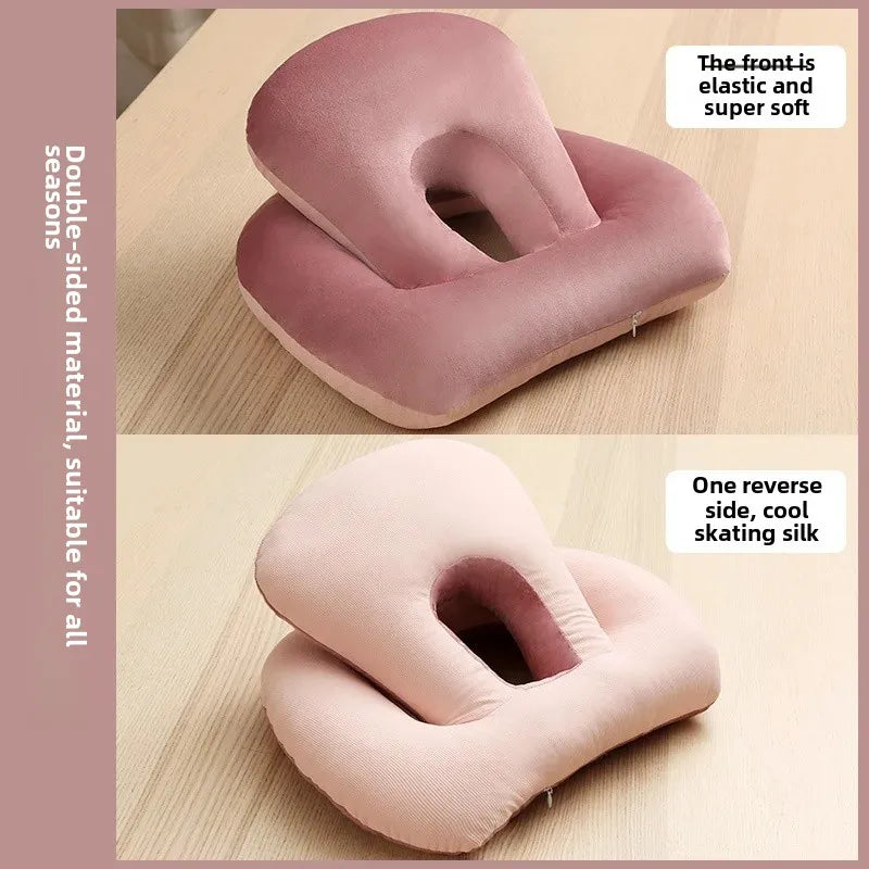 Officer Ice Silk Nap Pillow Pillow Style Summer Student Face down Sleep Pillow Office Nap Aid Soft Comfortable Home Goods