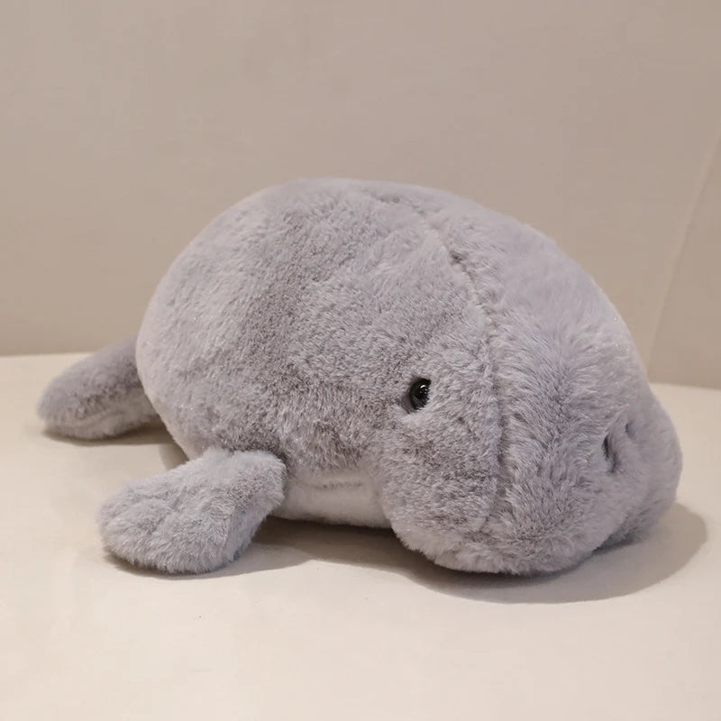 Kawaii Manatee Dugong Plush Stuffed Animal Soft Sea Cow Pillow
