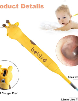 D3 Pro Use Smart Visual Earpick Ear Cleaner Earax Removal Tool 8.0 MP Camera Otoscope Waterproof Endoscope