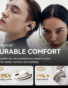 S9S AI Free Clip OWS Headphones Bluetooth 5.4 Earphones AI Assistant Wireless Headset IPX4 Stretchable Ear Bridge