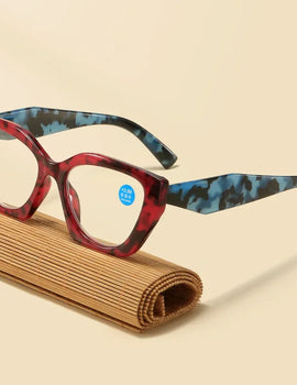 Retro Reading Glasses Butterfly Shaped Anti Blue Light Design Glasses Women Fashion Spring Eyeglasses Legs Reading Glass