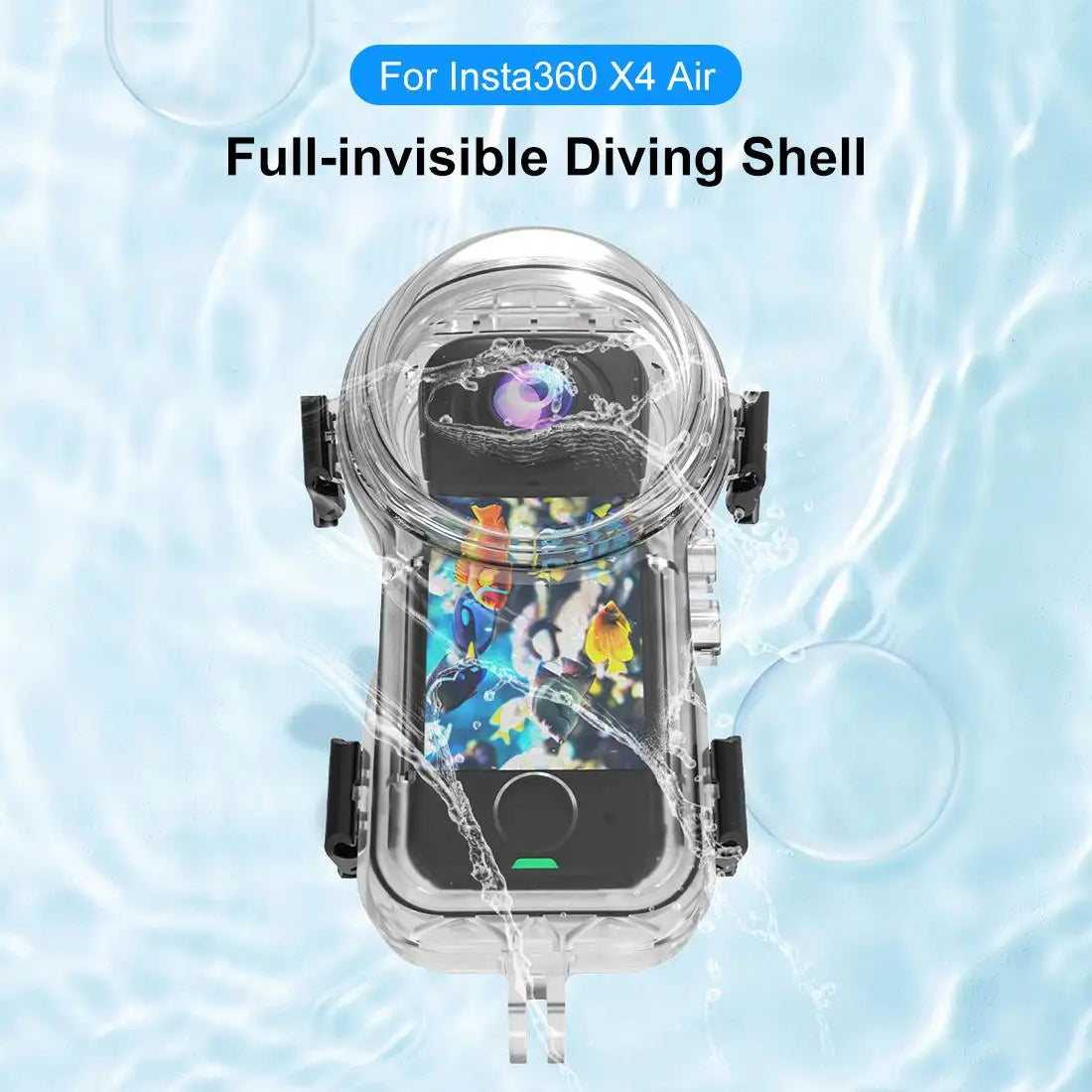 50 Metre Waterproof Invisible Diving Case for Insta360 X4 Air Panoramic Camera