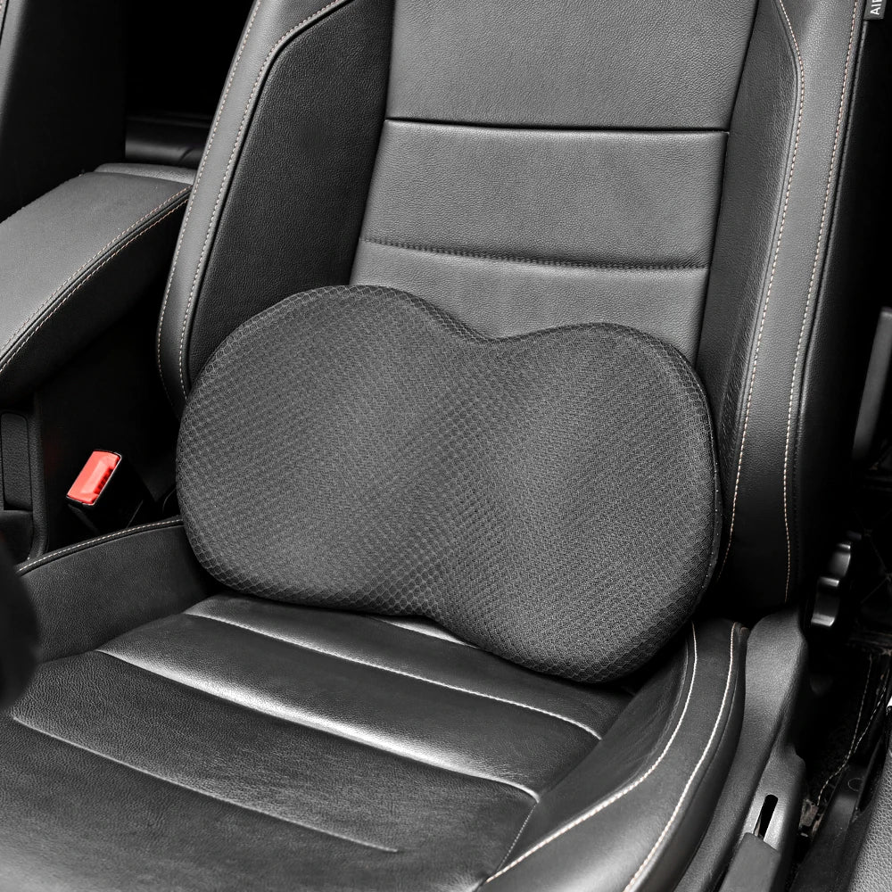 Multifunctional Memory Foam Car Seat Cushion with Lumbar Support