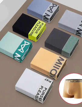 3Pcs Man Underwear Boxer Men Graphene Antibacterial Crotch Men's Boxershorts Underpants Boxers Shorts Trunks