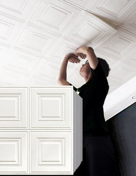 3d Ceiling 70*70cm Wall Stickers Bedroom Living Room Decoration Soft Pack Foam Stickers Waterproof Wallpaper Background Wall