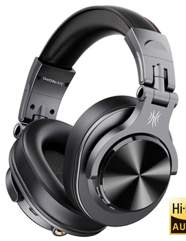 Fusion A70 Bluetooth Headphones Hi-Res Audio Over Ear Wireless Headset Professional Studio Monitor DJ HiFi Headphones