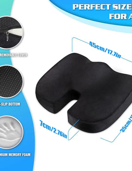1Pcs Coccyx Seat Cushion Memory Foam U-Shaped Pillow for Chair Cushion Pad Car Office for Tailbone Pain Massage Pillow
