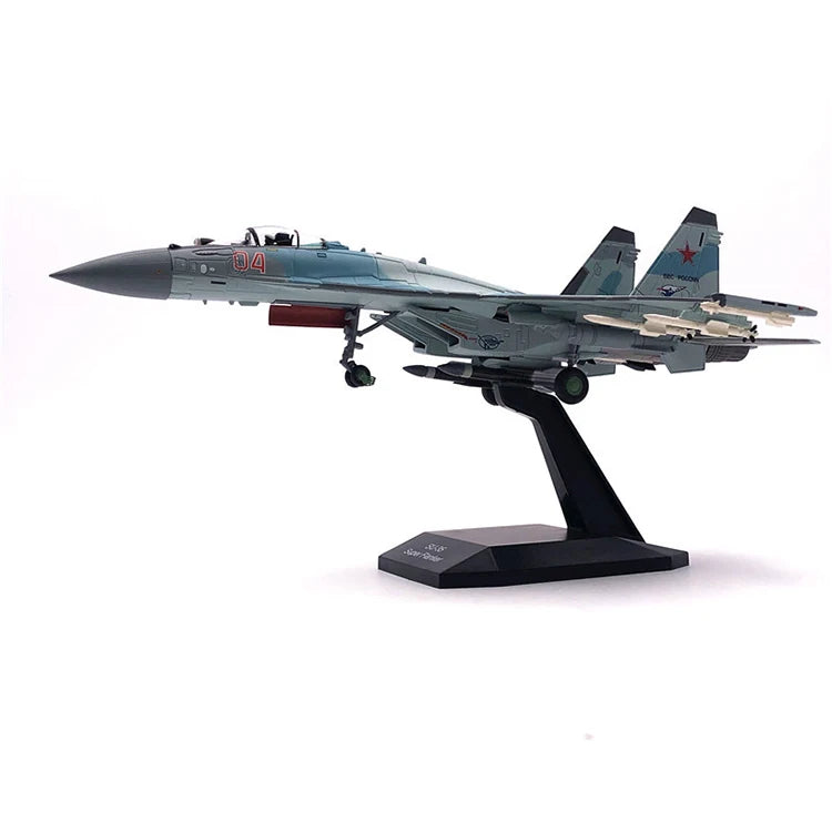 Russian Air Force Su-35 Fighter Aircraft Model