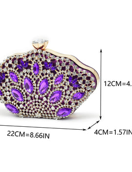 Style Matching Bag and Shoes Set Italian Women Design Shoes Matching Bag Decorated with Rhinestone Luxury Pumps Women