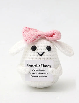 3 Pcs Cute Handwoven Positive Energy Duck Ornaments Handmade Crochet Support Emotional Pickles Cucumber Home Room Decor Christmas Gift