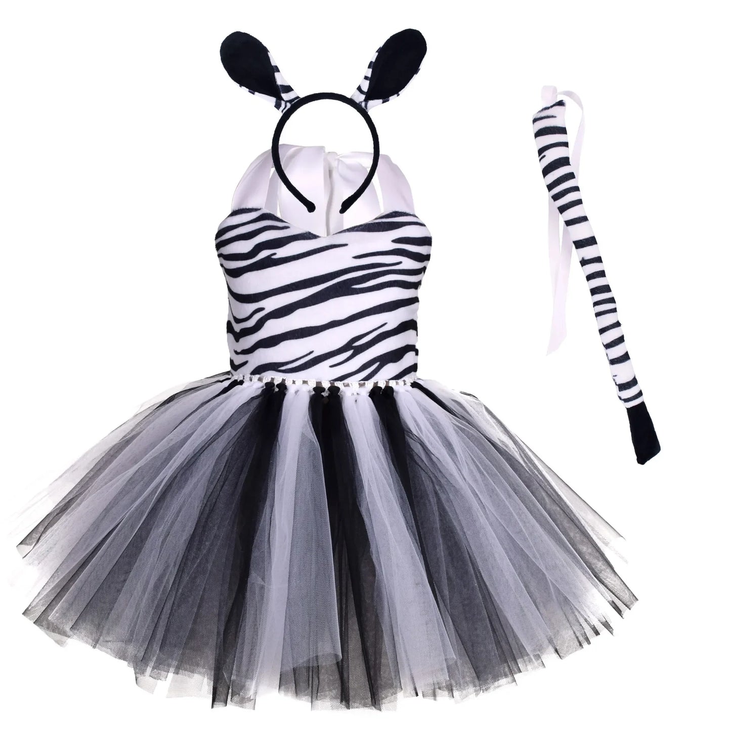 Animal Cosplay Tutu Dress with Accessories Party Costume