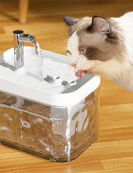 1500ML Automatic Pet Fountain - Fresh and Filtered Water Pet Drinking Dispenser Drinker for Cats Puppies - Ideal for Indoor Use