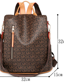 Women's Leather Backpack Designer Multifunctional Anti-theft backpack woman High Quality Luxury Bag Sac a Mains Femme Bagpack