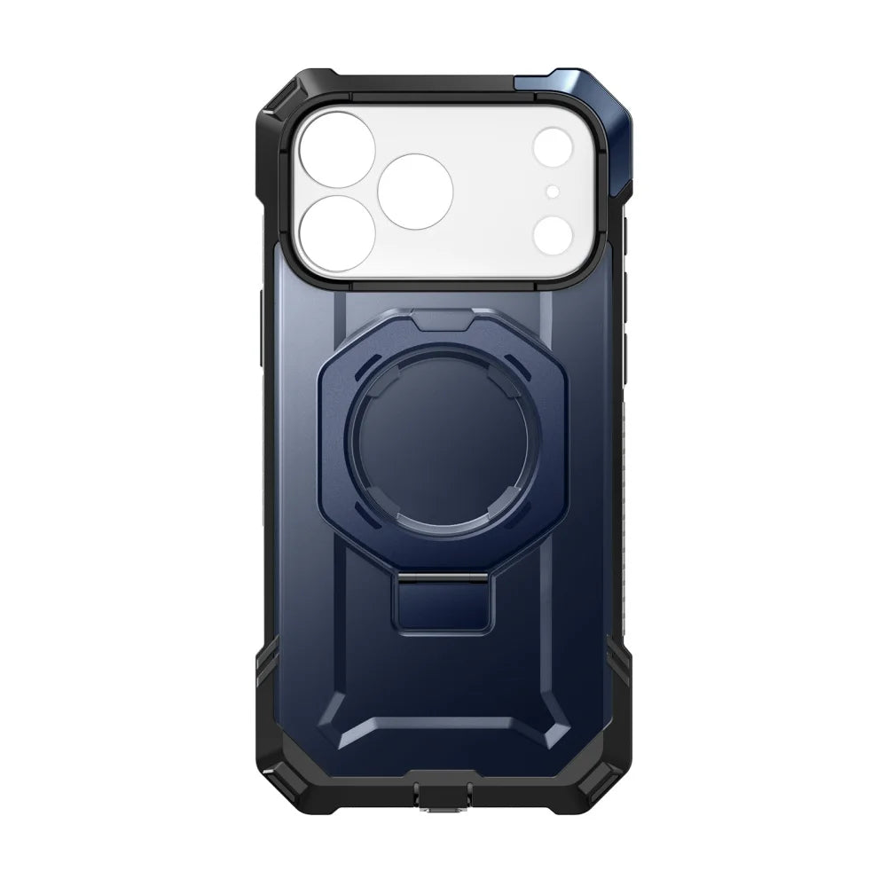 Rugged Magnetic Phone Case with Adjustable Kickstand for iPhone 17 Pro Max and iPhone 18 Pro Max