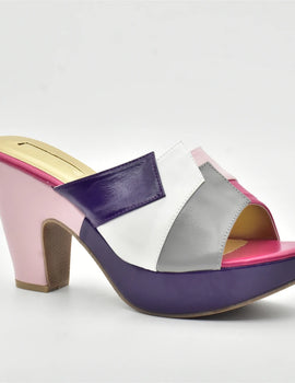 Italian Women Wedding Shoes Closed Toe Heels Colorful Heels for Women Ladies Dress Shoes Nigerian Women Party Pumps