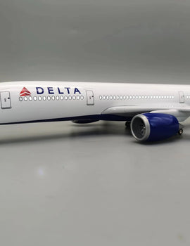 1/142 Scale 47CM Airplane A350 Delta Airways Airplane Model Toy with Wheel Landing Gear Aircraft Model Plane for Collectible