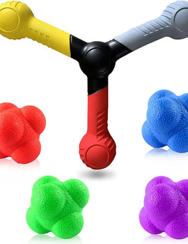 Reactive Catch Trainer For Improving Hand-Eye Coordination & Speed Reaction Speed Training Stick Baseball Boxing Reflex