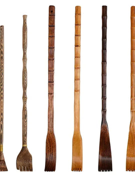 Long Handle Wooden Back Scratcher Massager Back Scratching Rake HouseholdWooden Body Massage Health Products