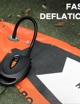 SUP Pump for Inflatable Boats Kayak 20PSI Dual Stage Corded Stand Up Paddle Board Surfing Board with Nozzles No Battery