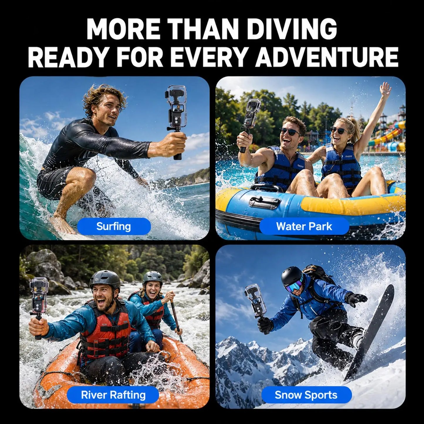 60 Metre Waterproof Diving Case for Insta360 Luna Ultra