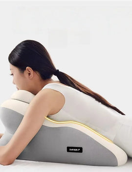 Bed Backrest Pillow Ergonomic Design Lumbar Support Cushion for Home Reading in Bed Sofa Chair Washable Cover Back Pain Relief