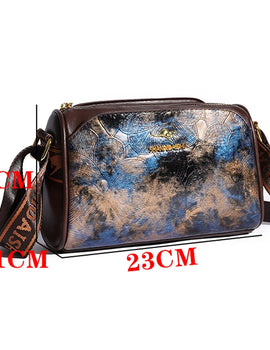 Handbags Vintage Soft Leather Tote Bags Multi Pocket Shoulder Messenger Bags High quality Shoulder Bag