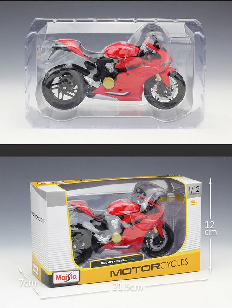 1 12 Scale Ducati 1199 Panigale Diecast Motorcycle Model